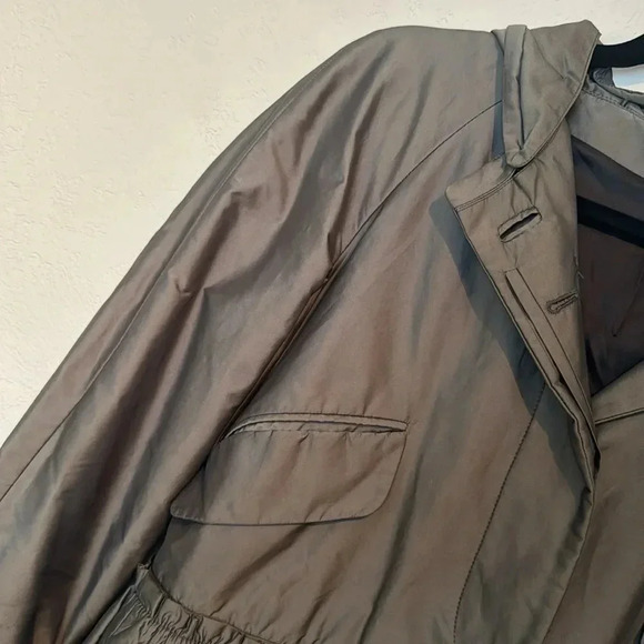 Miu Miu Made in Italy Women’s Slate Gray Windbreaker Jacket size 40 - Picture 2 of 16